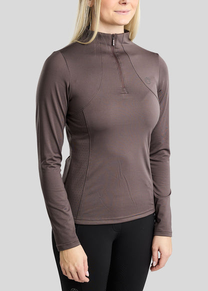 MoZida polo REFINED manga larga - Black Peony