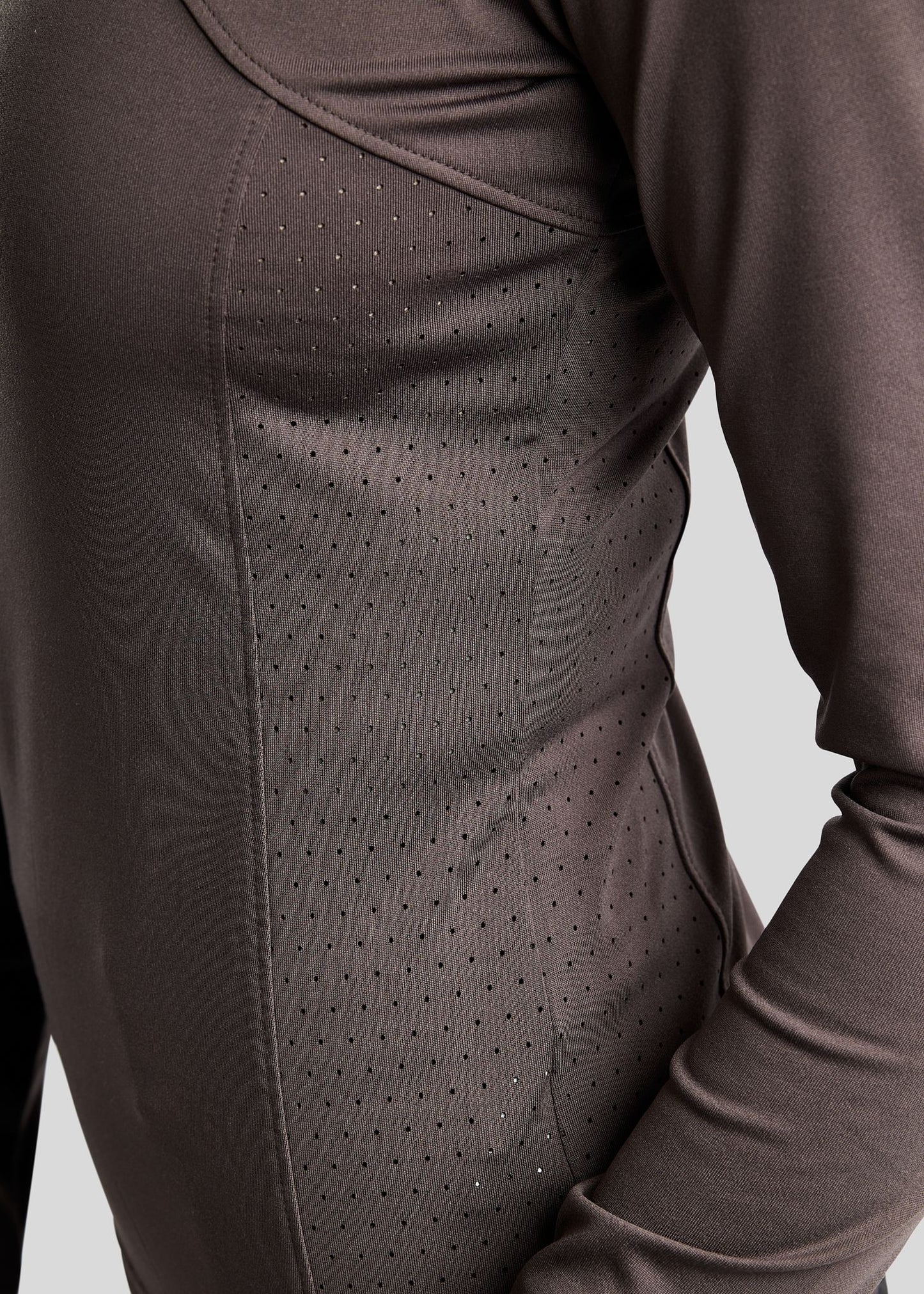 MoZida polo REFINED manga larga - Black Peony
