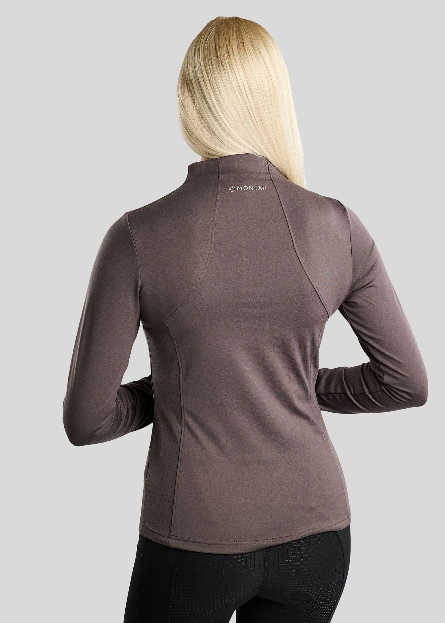 MoZida polo REFINED manga larga - Black Peony