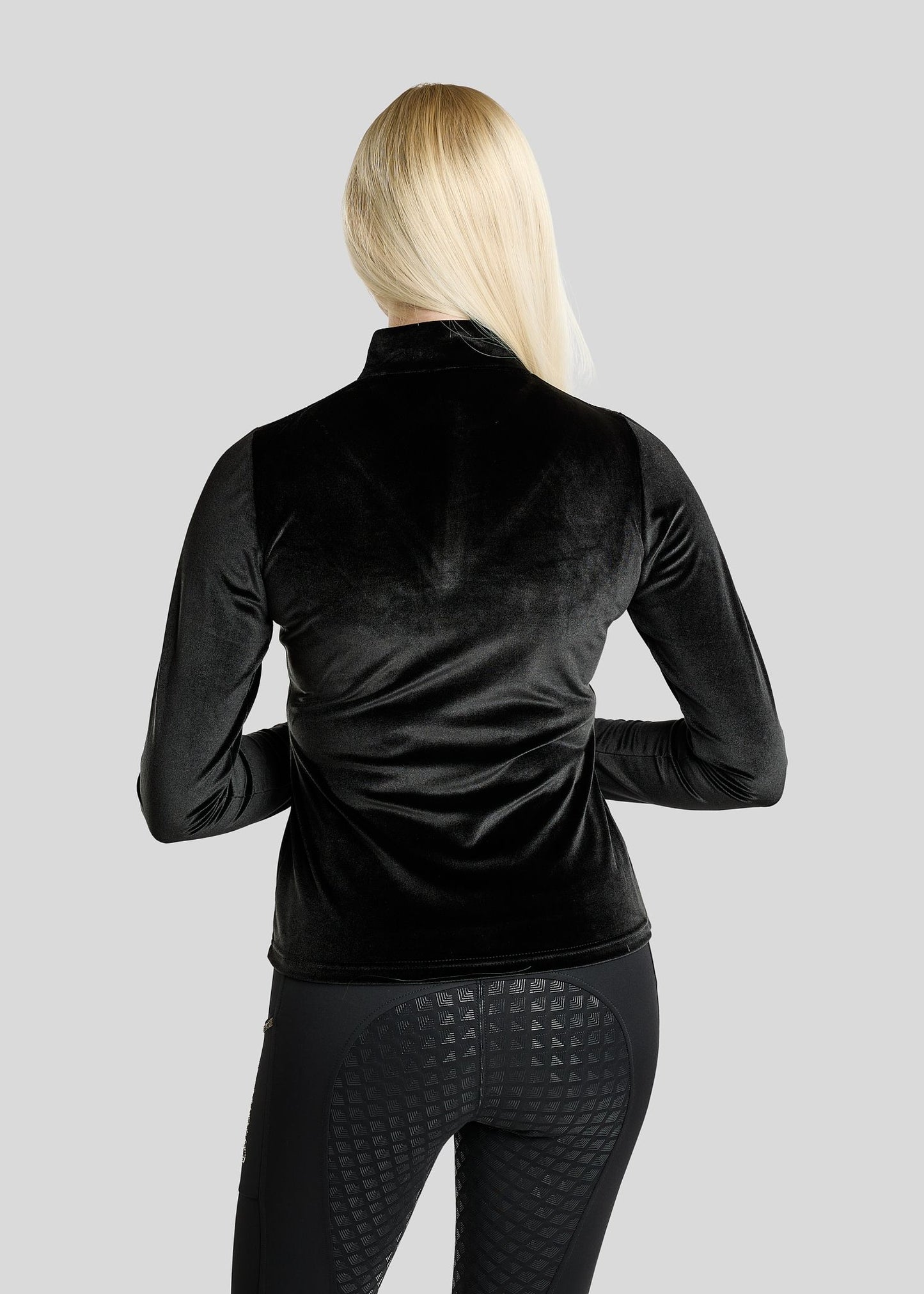 MoValeria polo Velvet - Negro