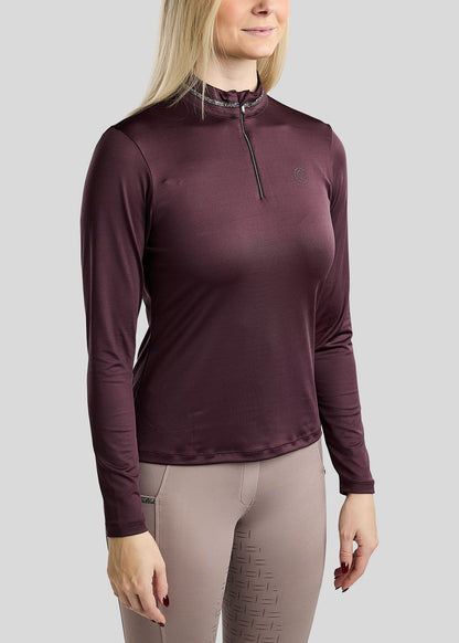 MoMaisy polo manga larga con detalles Gun Metal - Fig