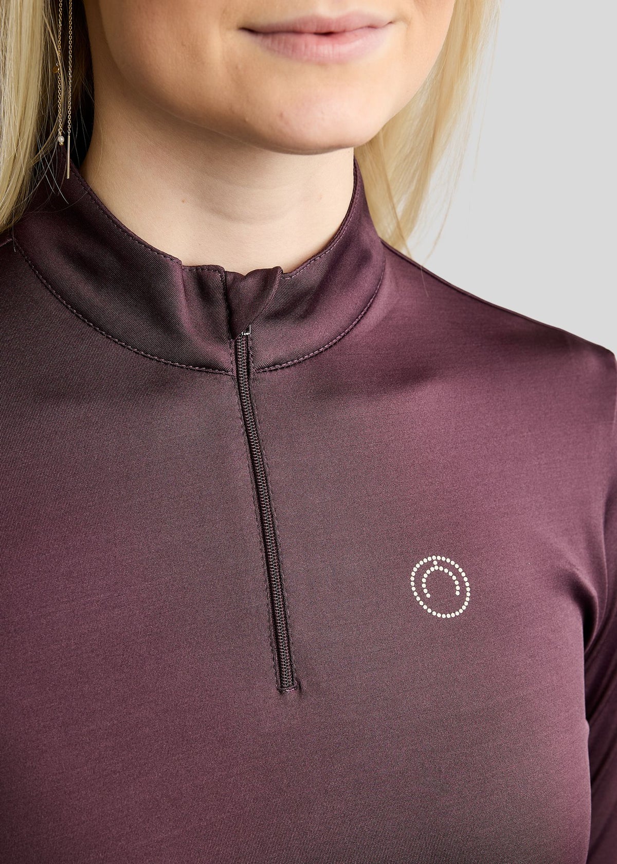 MoFair Polo de Manga Larga con logo en Gun Metal - Fig