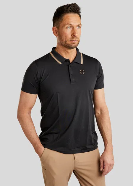 MoDrake polo para hombre - Negro