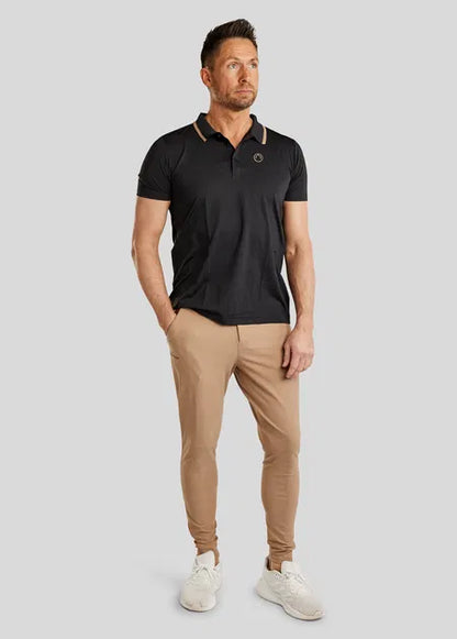 MoDrake polo para hombre - Negro