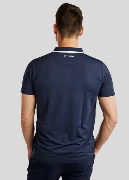 MoDrake Men's Short-Sleeved Polo Shirt - Navy