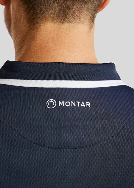 MoDrake Men's Short-Sleeved Polo Shirt - Navy
