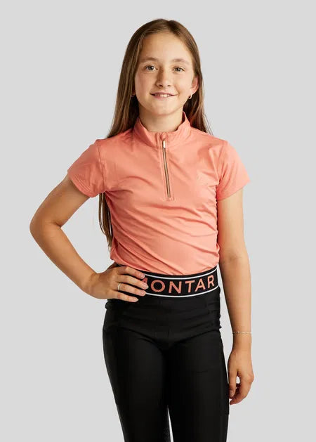 Junior MoEverly polo rosegold - Watermelon