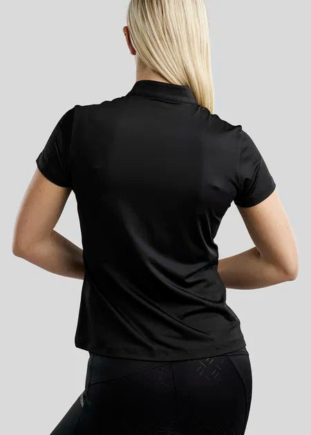 Junior MoGloria polo con Caviar Tape - Negro