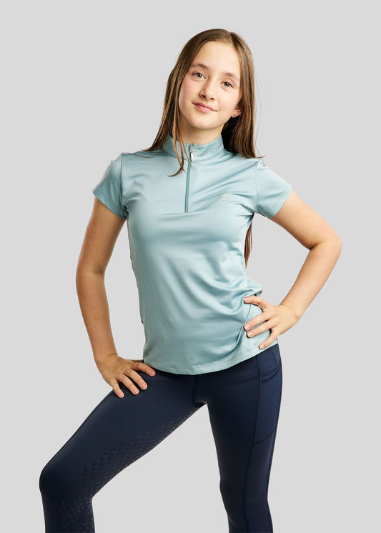 MoBlair Junior polo - Stone Blue