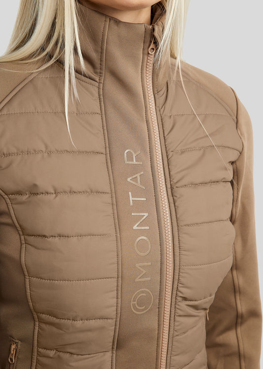 Emma chaqueta Hybrid - Taupe