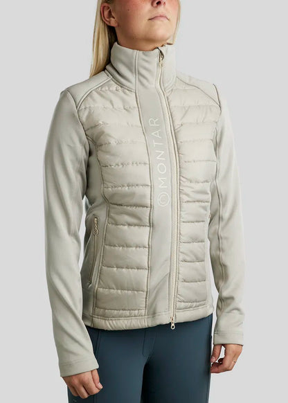 Emma chaqueta Softshell/acolchado - Light Silver Grey