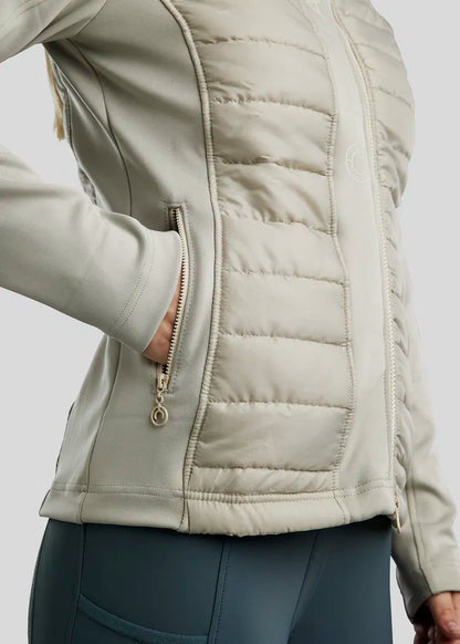 Emma chaqueta Softshell/acolchado - Light Silver Grey
