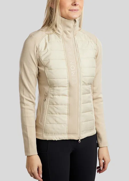 Emma chaqueta Softshell/acolchado - Warm Light Grey