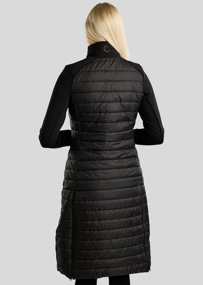 Emma Hybrid Long chaqueta larga - Negro