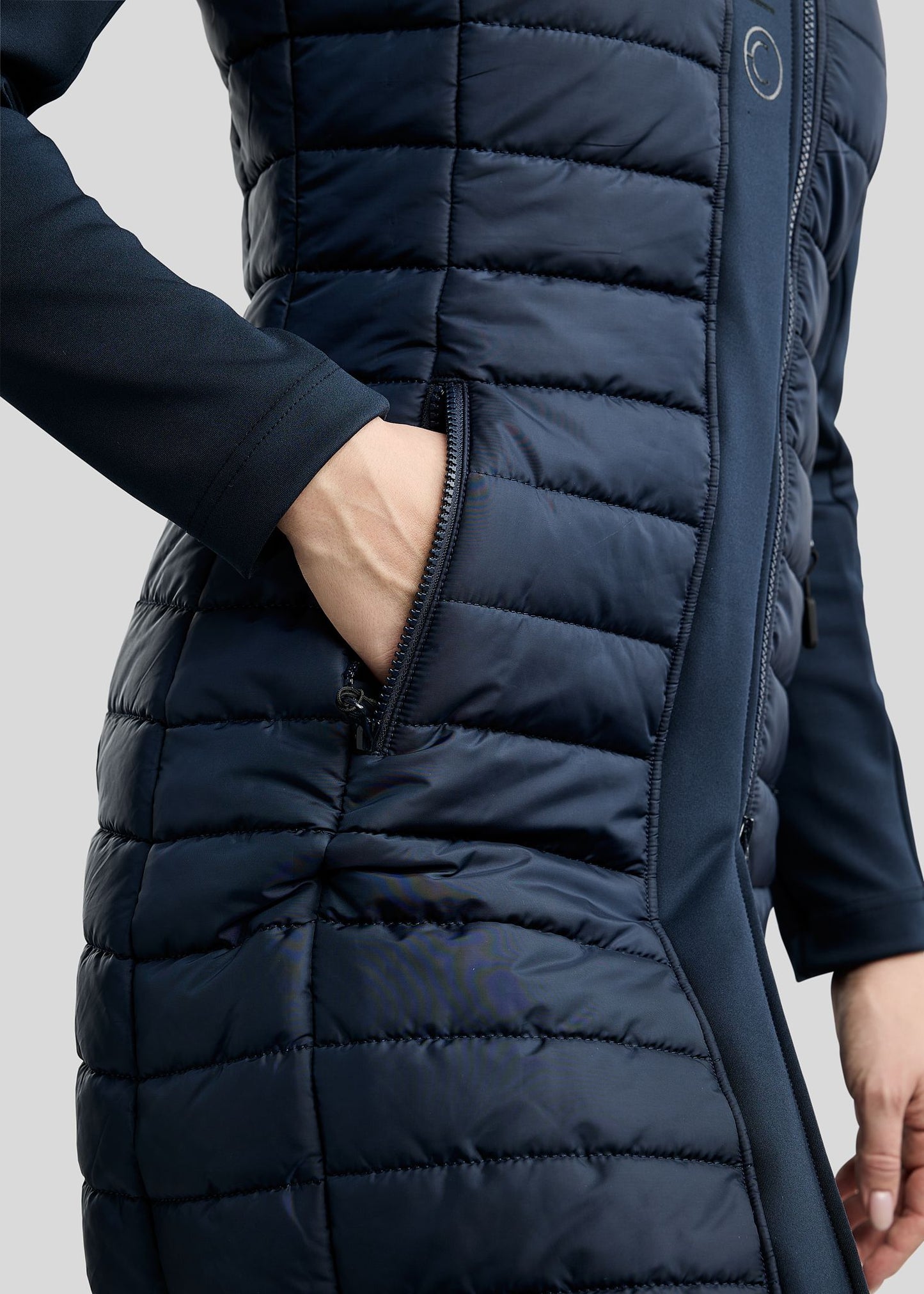 Emma Hybrid Long chaqueta larga - Navy