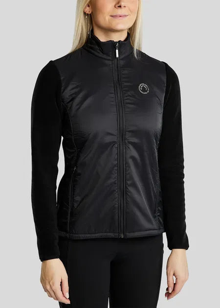 MoEllie Chaqueta Fleece Hybrid - Negro