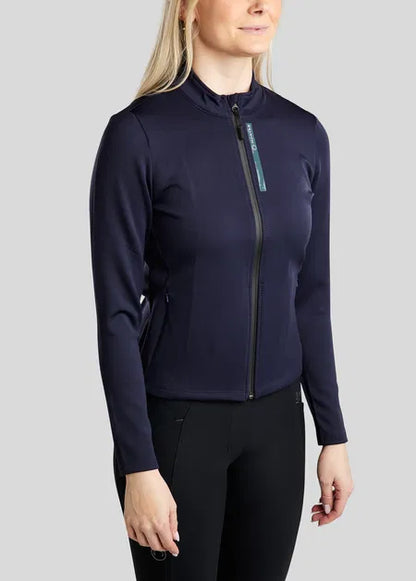 MoStella Jacket with Contrast Stated Logo - Navy