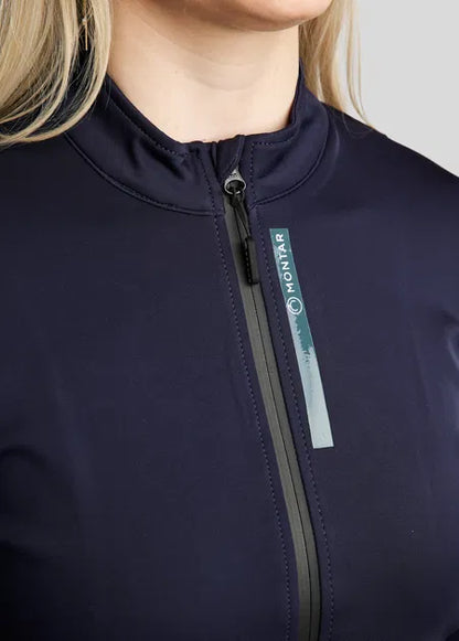 MoStella Jacket with Contrast Stated Logo - Navy