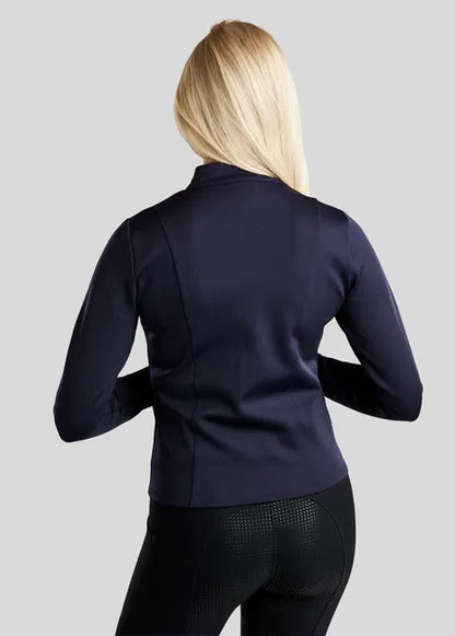 MoStella Jacket with Contrast Stated Logo - Navy