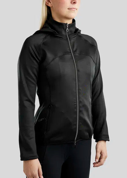 Junior MoBlair Softshell chaqueta Gun Metal Crystal Logo - Negro
