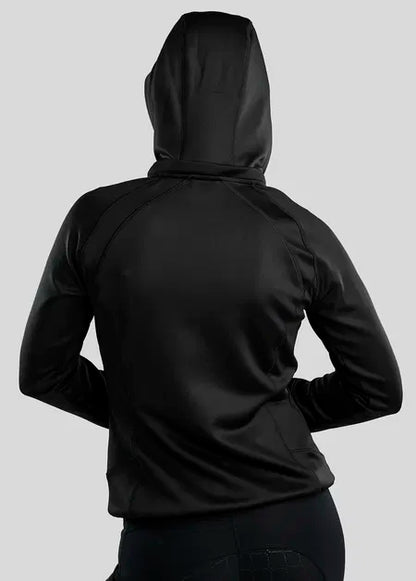 Junior MoBlair Softshell chaqueta Gun Metal Crystal Logo - Negro
