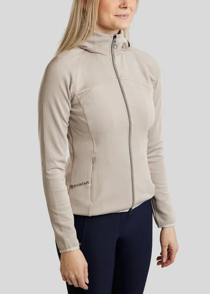 MoBlair Chaqueta Softshell Gun Metal Crystals Logo - Light Silver Grey