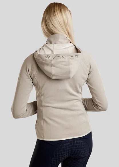 MoBlair Chaqueta Softshell Gun Metal Crystals Logo - Light Silver Grey