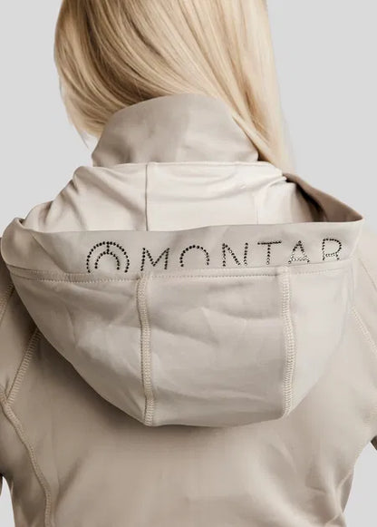 MoBlair Chaqueta Softshell Gun Metal Crystals Logo - Light Silver Grey