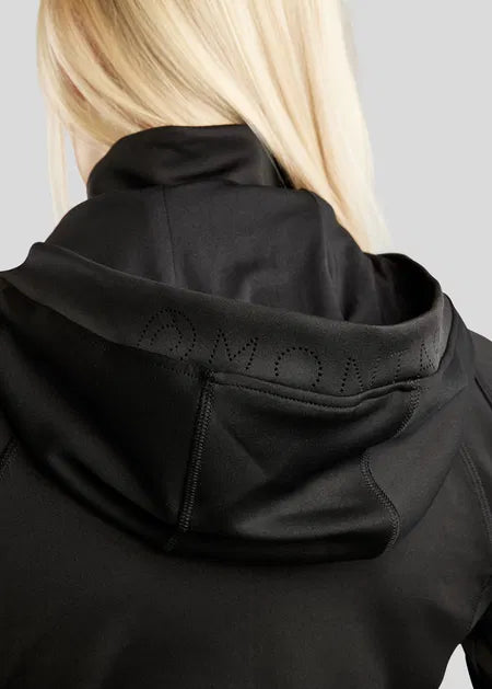 MoWendy chaqueta Softshell  con Lasercut Logo - Negro