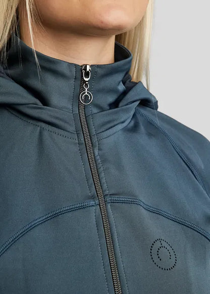 MoWendy chaqueta Softshell  con Lasercut Logo - Dark Slate