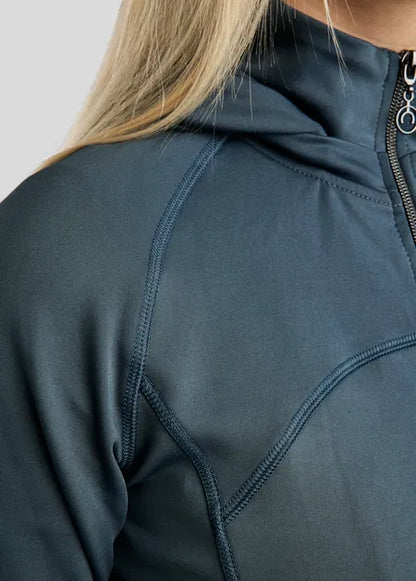 MoWendy chaqueta Softshell  con Lasercut Logo - Dark Slate