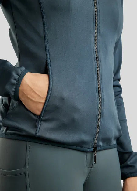 MoWendy chaqueta Softshell  con Lasercut Logo - Dark Slate