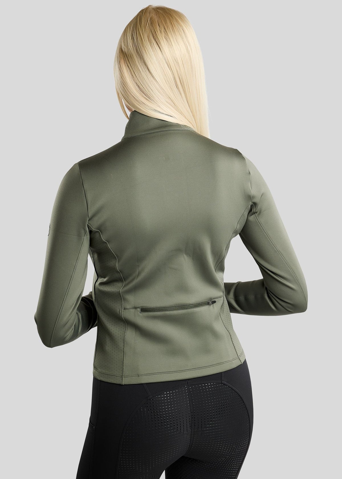 MoZida Chaqueta REFINED con Gun Metal Crystals - Forest Green