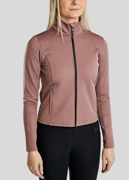 MoZida Chaqueta REFINED con Gun Metal Crystals - Dusty Rose