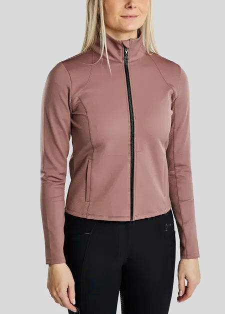 MoZida Chaqueta REFINED con Gun Metal Crystals - Dusty Rose