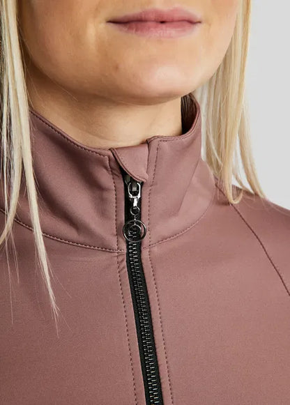 MoZida Chaqueta REFINED con Gun Metal Crystals - Dusty Rose