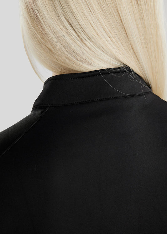 MoErica Chaqueta Thermo con detalles Gun Metal - Negro