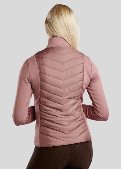 MoMari Chaqueta Hybrid con Rosegold Crystals - Dusty Rose