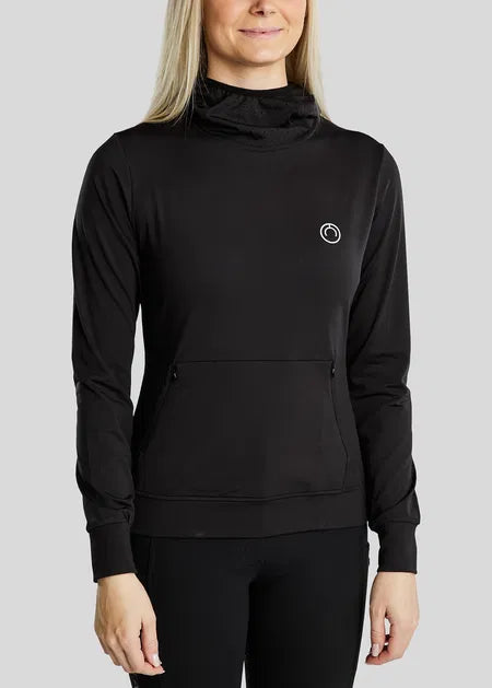 MoEsta Thermo Hoodie w. Reflective Print - Negro