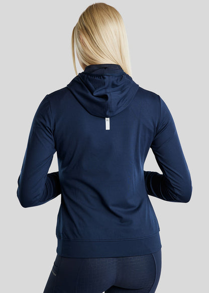 MoEsta Thermo Hoodie w. Reflective Print - Navy