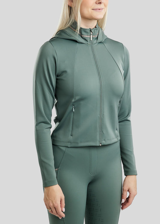 MoLila chaqueta Montar Champagne Crystal tape - Jade