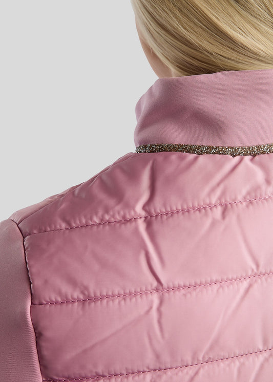 MoLila chaqueta hibrido con detalles Champagne - Candy Pink