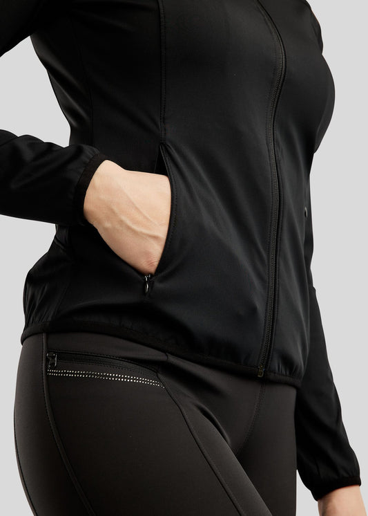 MoPearl Chaqueta Montar con Gun Metals Cristals - Negro