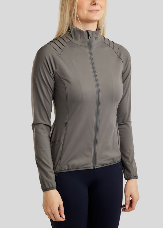 MoPearl Chaqueta Montar con Gun Metals Cristals - Gris