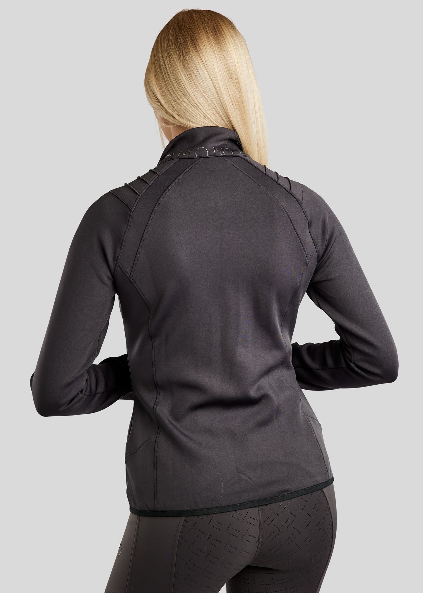 MoPearl Chaqueta Montar con Gun Metals Cristals - Slate Grey