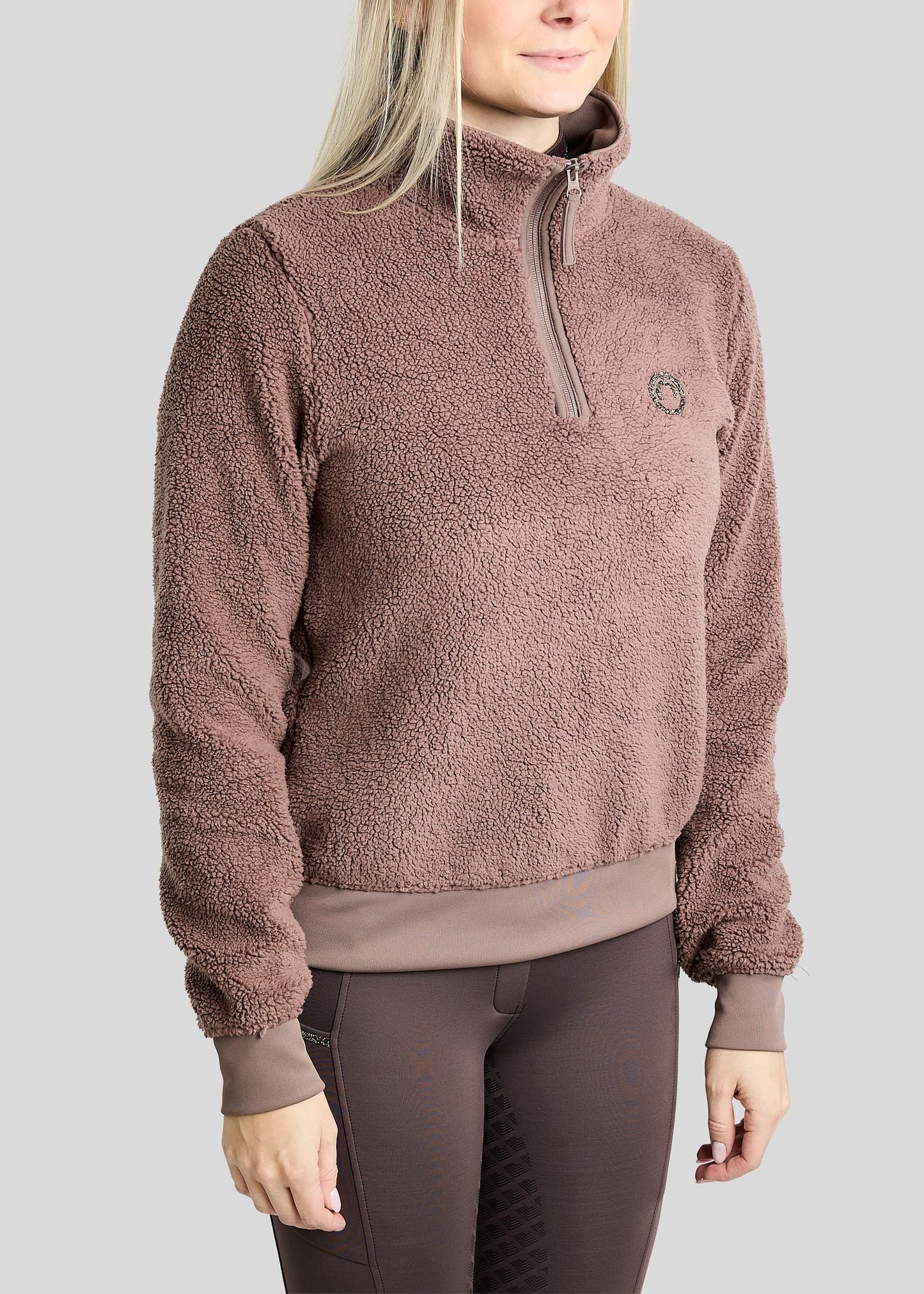 MoEbba Sudadera Teddy - Nougat Brown