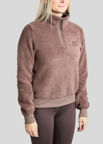 MoEbba Sudadera Teddy - Nougat Brown