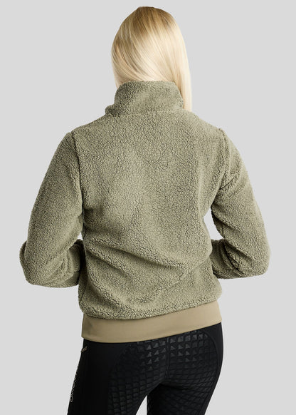 MoEbba Sudadera Teddy - Dusty Green