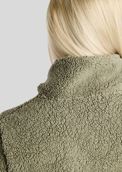 MoEbba Sudadera Teddy - Dusty Green