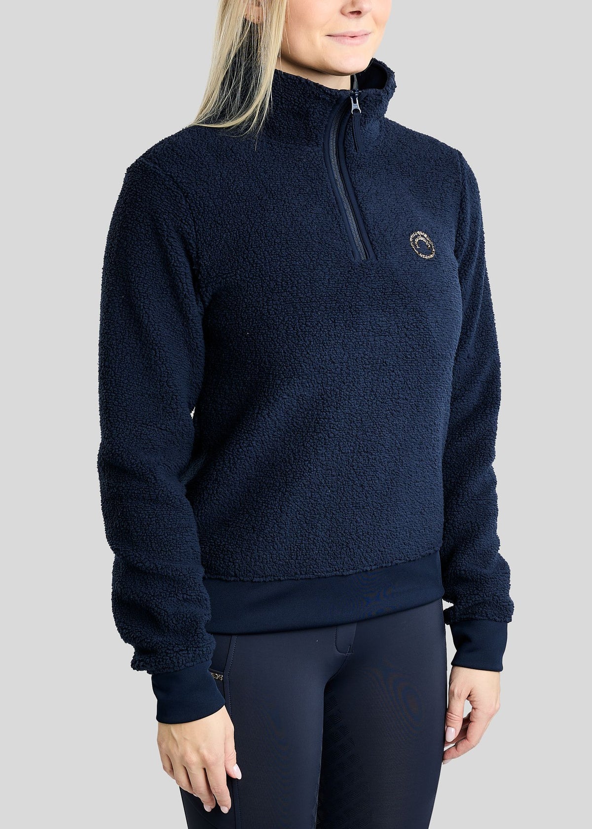 MoEbba Sudadera Teddy - Navy